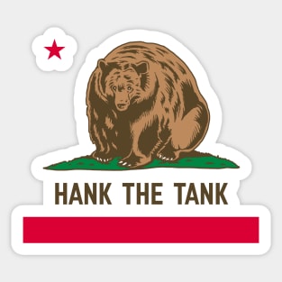 Hank The Tank Sticker